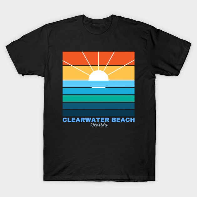 Clearwater Beach Florida T-Shirt by MtWoodson